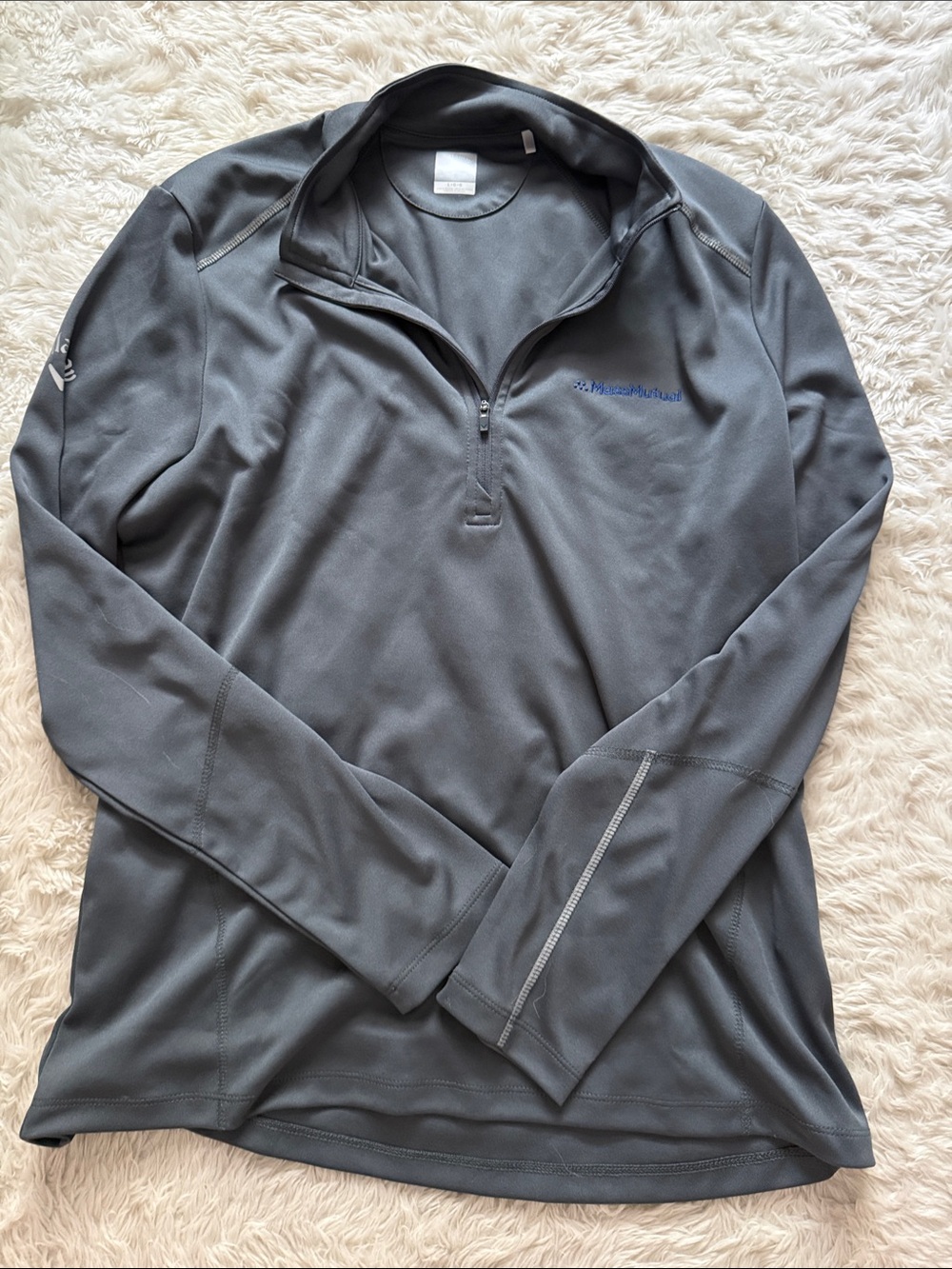Callaway Charcoal Gray Quarter-Zip Performance Pullover